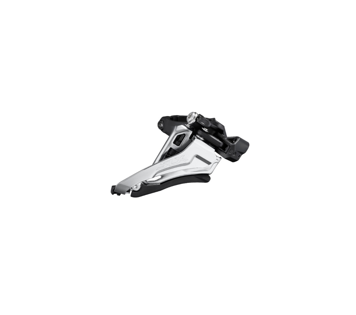 Переключатель передний Shimano SLX, M7100, 2x12 скоростей, верхняя тяга, 38T, средний хомут 34.9мм, 
