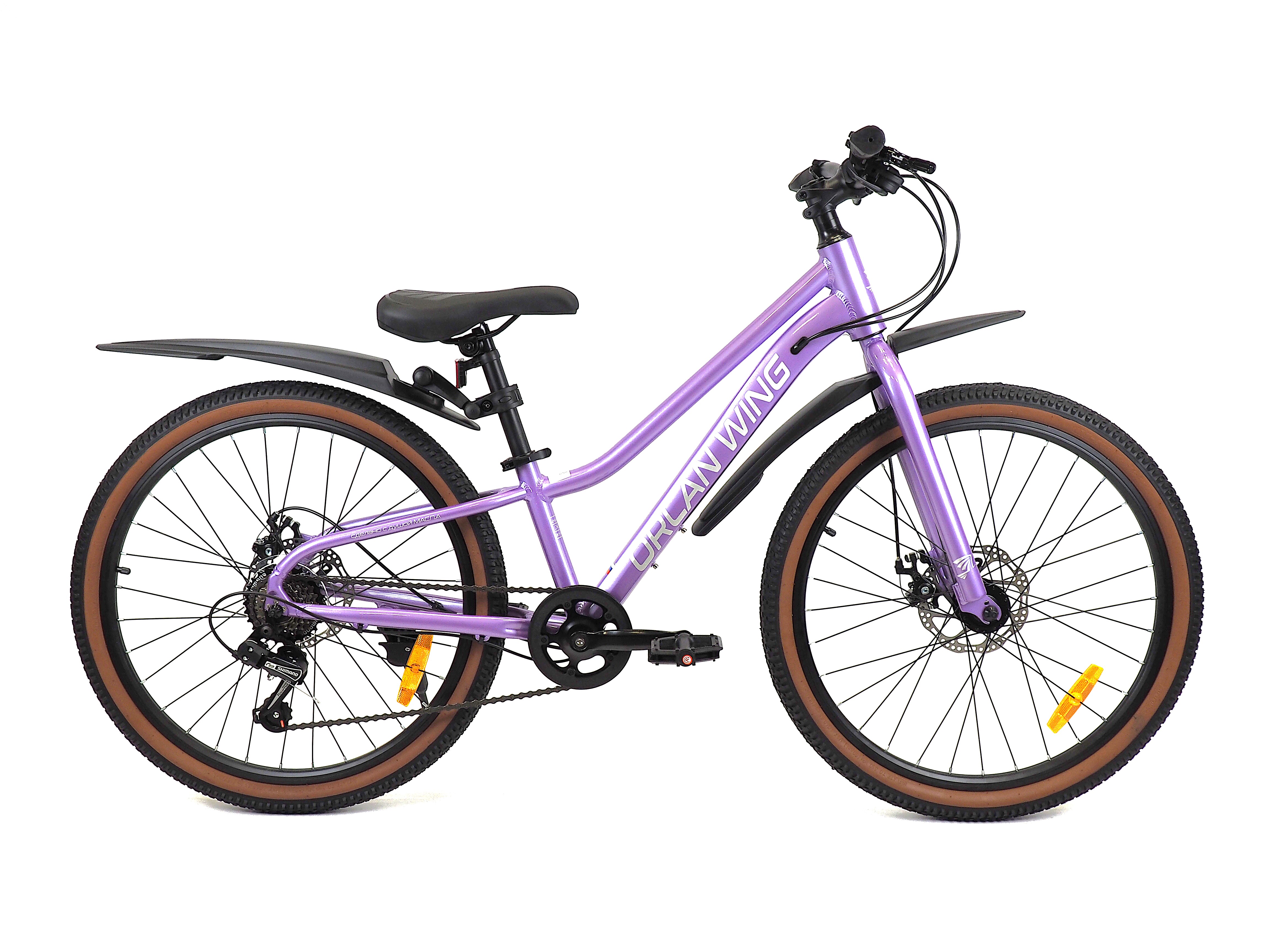 Велосипед ORLAN WING 24" VENUS 1.0 фиолетовый, алюминий, размер 12