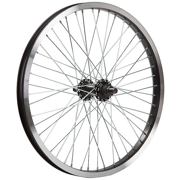 Колесо 20" переднее для BMX, двойной алюм.обод 48