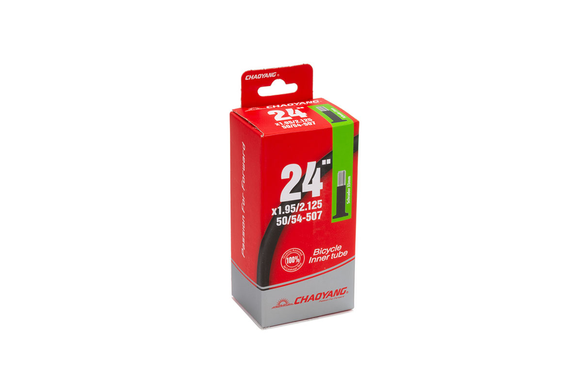 Камера CHAO YANG 24x1.95/2.125 AV 33мм бутиловая (кор. 50 шт.)