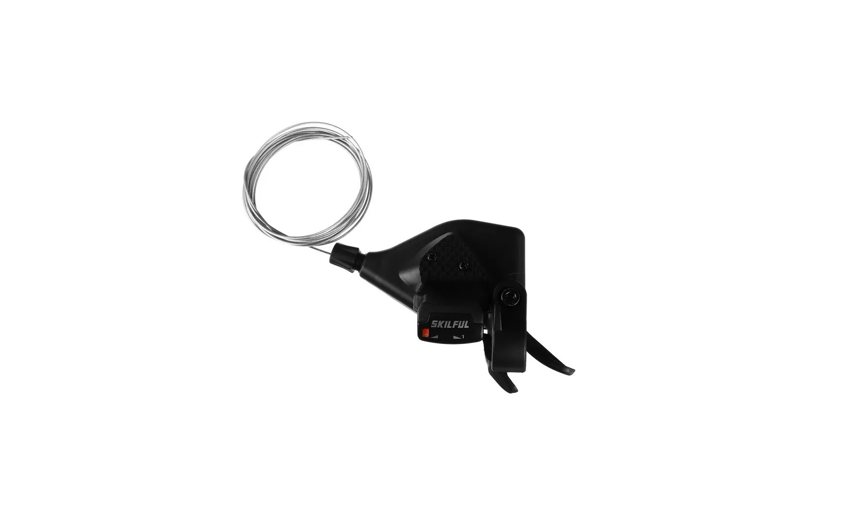 Шифтер Skillful правый 7 ск., трос 2050 мм, совместим с Shimano, черный