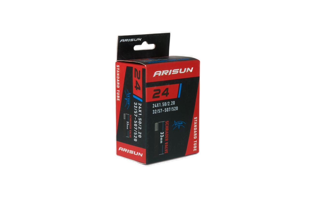 Камера ARISUN STANDARD 24x1.50/2.20 (32/57-507/520) AV 33мм бутиловая 0.9мм