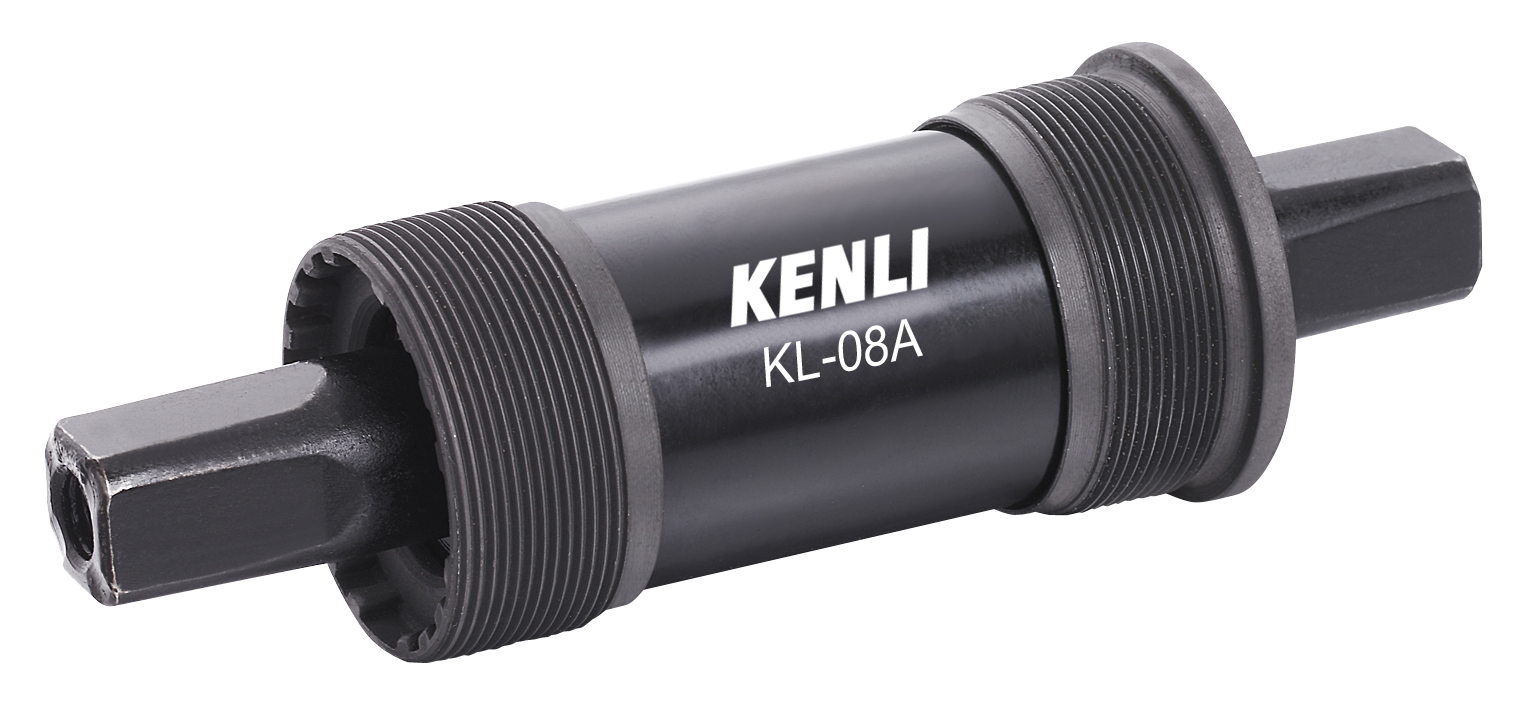 Каретка Kenli резьба BC 1,37x24T L/R, пром. подшипники, LBB68116 мм, сталь BB-KL-08A-68/116-B