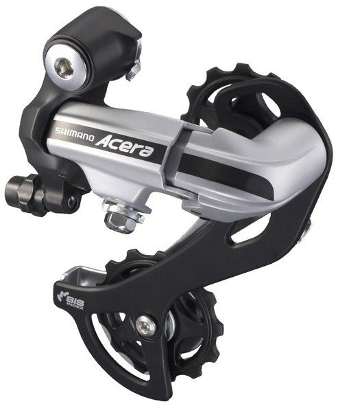Переключатель задний Shimano Acera M360 SGS 7/8 ск черный б/упак