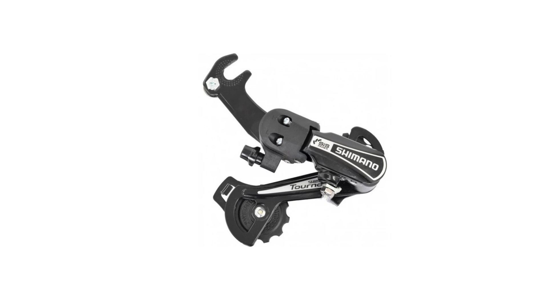 Переключатель задний Shimano Tourney, TY21-B, SS, 6 скоростей, крепление на ось, черный, без упаковк