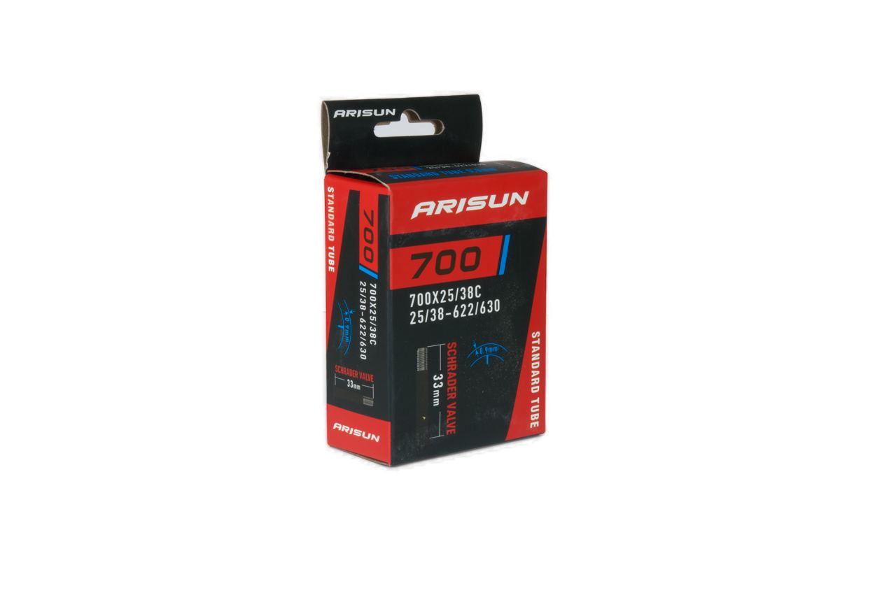 Камера ARISUN STANDARD 700x25/38C (25/38-622/630) AV 33мм бутиловая 0.9мм