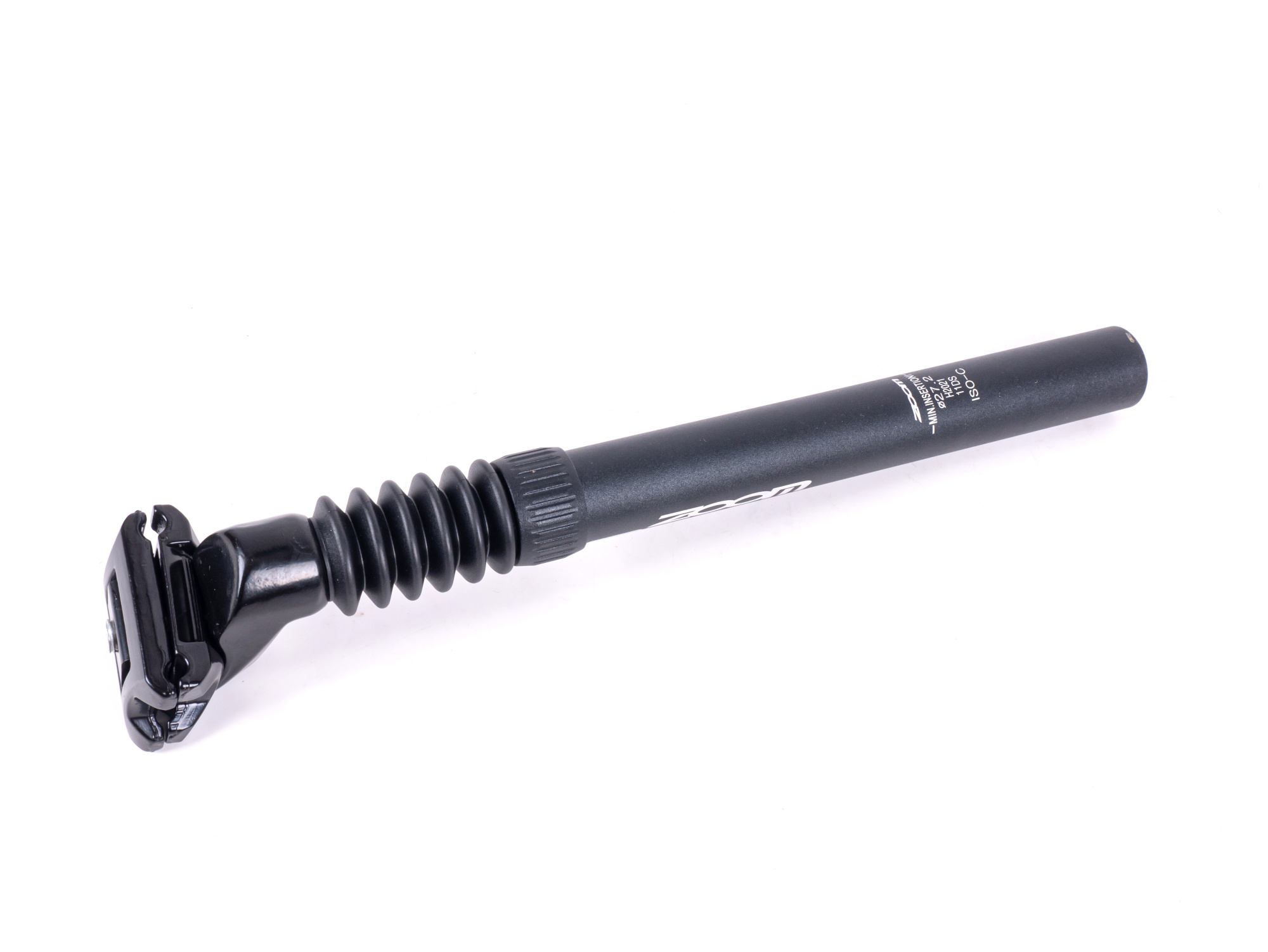 Подседельный штырь ZOOM амортизационный 27,2x300 mm, ход 50 мм,  алюм., черный SPS-C372  27.2MM